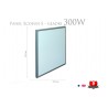 Panel na podczerwień Fenix z serii ECOSUN E gładki - 300 W
