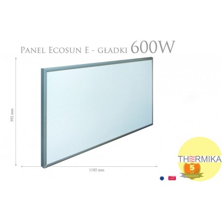 Panel na podczerwień Fenix z serii ECOSUN E gładki - 600 W