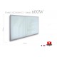 Panel na podczerwień Fenix z serii ECOSUN G szklany lustrzana poświata - 600 W